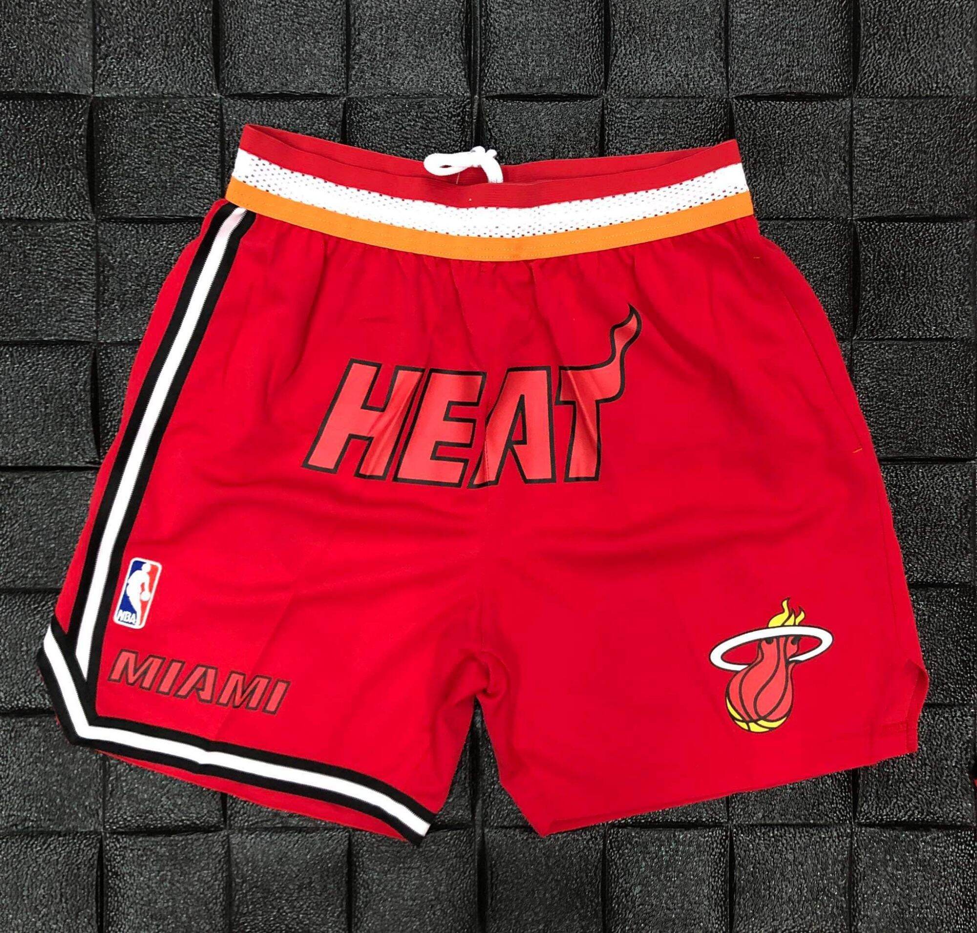 Miami Heat Basketball Short with Pocket 