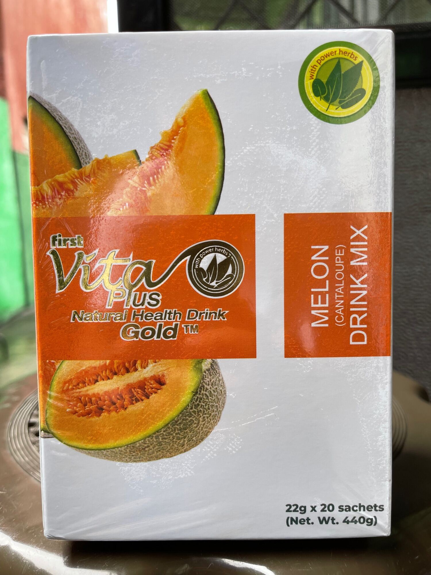 1 BOX FIRST VITA PLUS GOLD MELON FLAVOR 20 SACHET AUTHENTIC SOLD BY