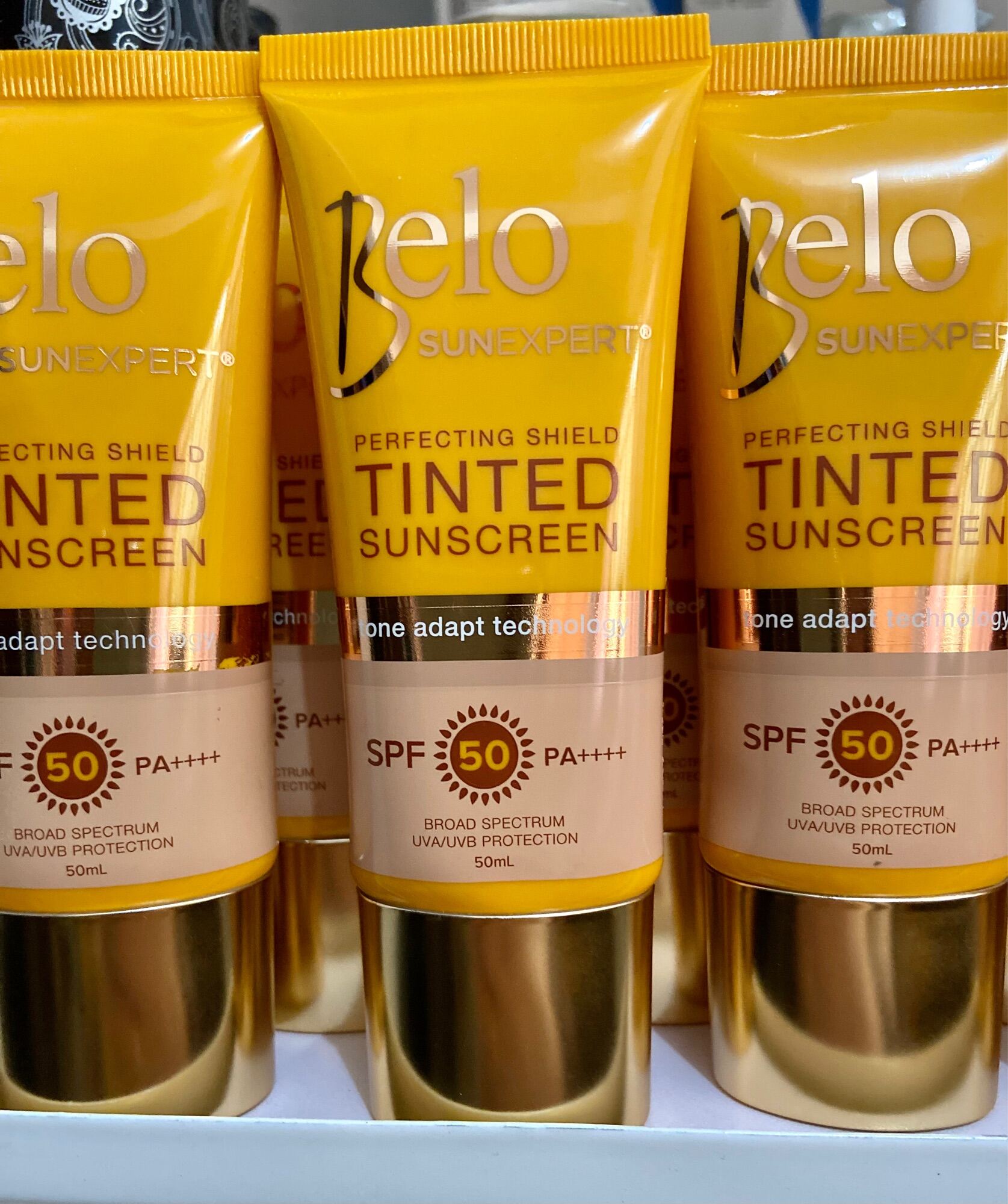 BELO Tinted Sunscreen SPF 50 PA++++, 50ml Lazada PH