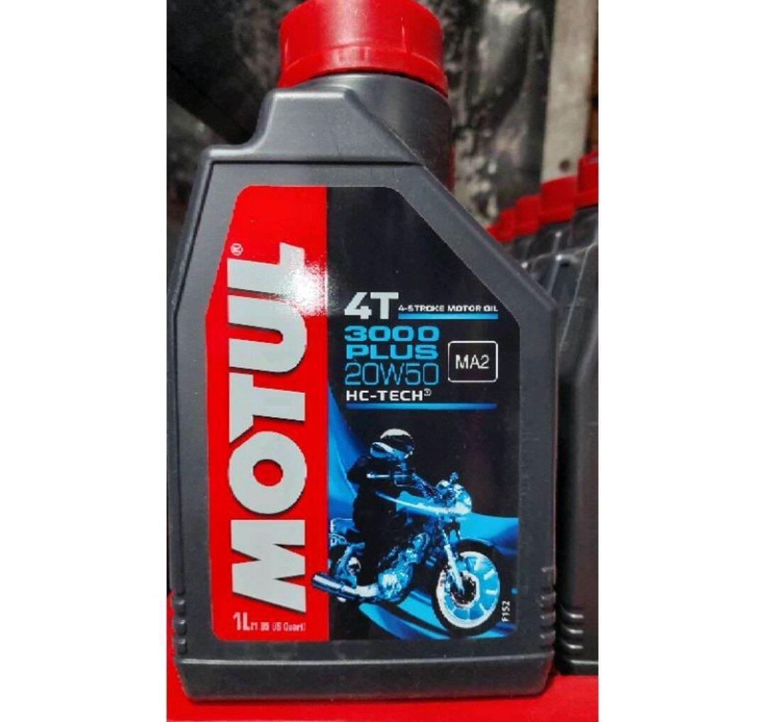 Motul Engine Oil 3000 PLUS 4T 10W-40 HC TECH Genuine Product 1 Liter I  Bdecs Moto Supply