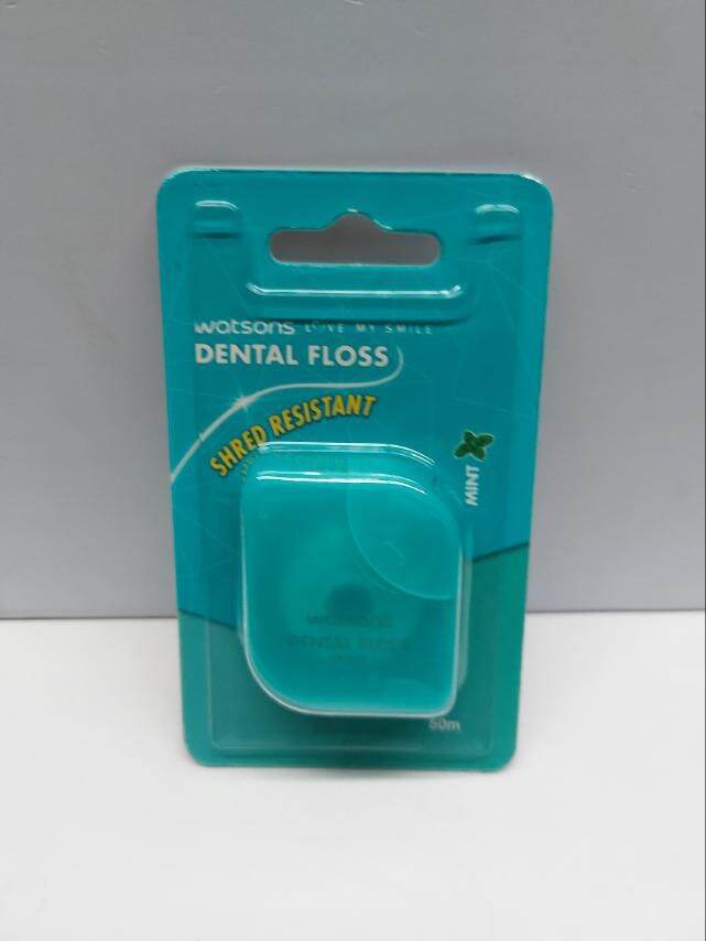 Watsons Dental Floss Shred Resistant 50m with Refill 50m Lazada PH