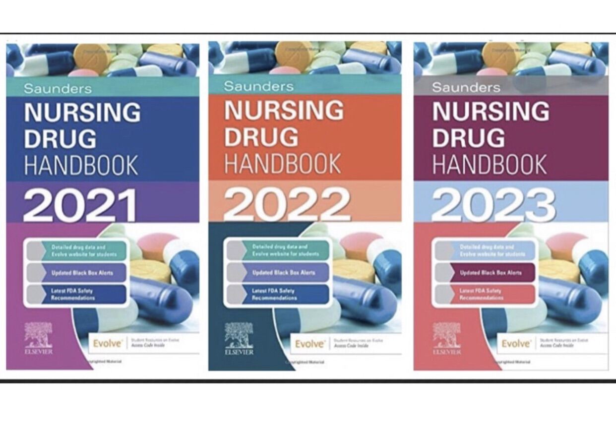 Nursing Drug Handbook 2021, 2022 or 2023 Lazada PH