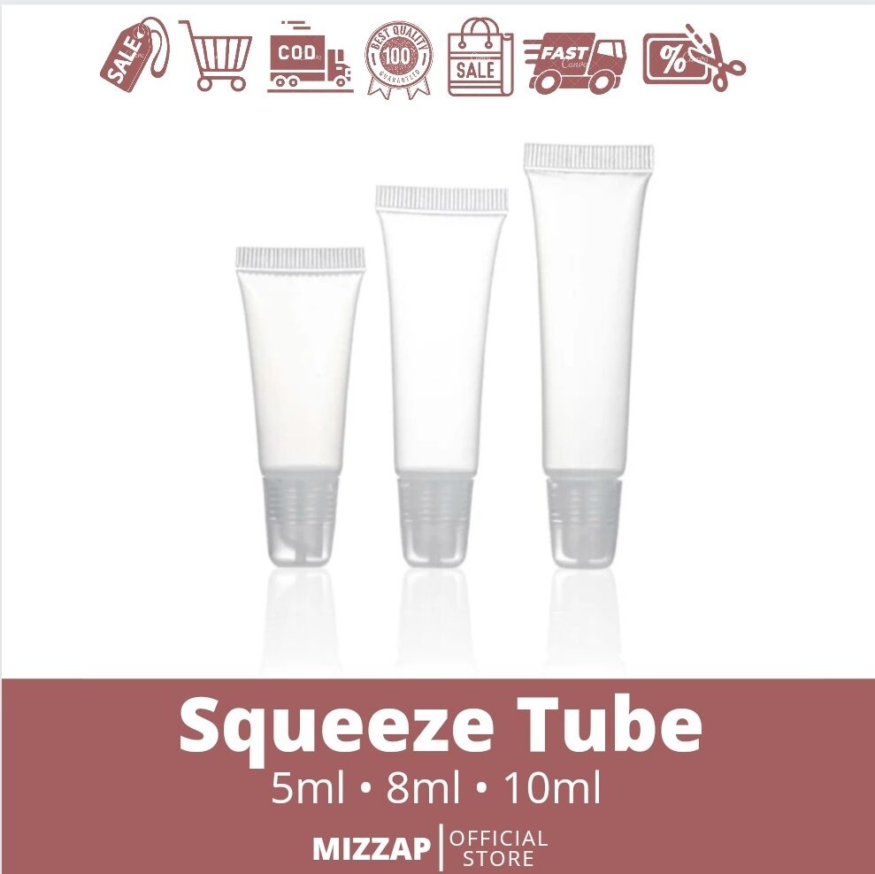 Squeeze Tube 10ml 8ml 5ml Lipgloss Tube Bottle• Cosmetic Packaging