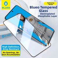 BLUEO | Anti-Shock High-Clarity Fingerprint Unlocking Full-Coverage Tempered Glass Screen Protector for Samsung S23 S24 Ultra S23+ S22 S24+