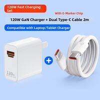 Henyou | Quick Charging Dual Type C Port Laptop & Tablet Charging Adapter