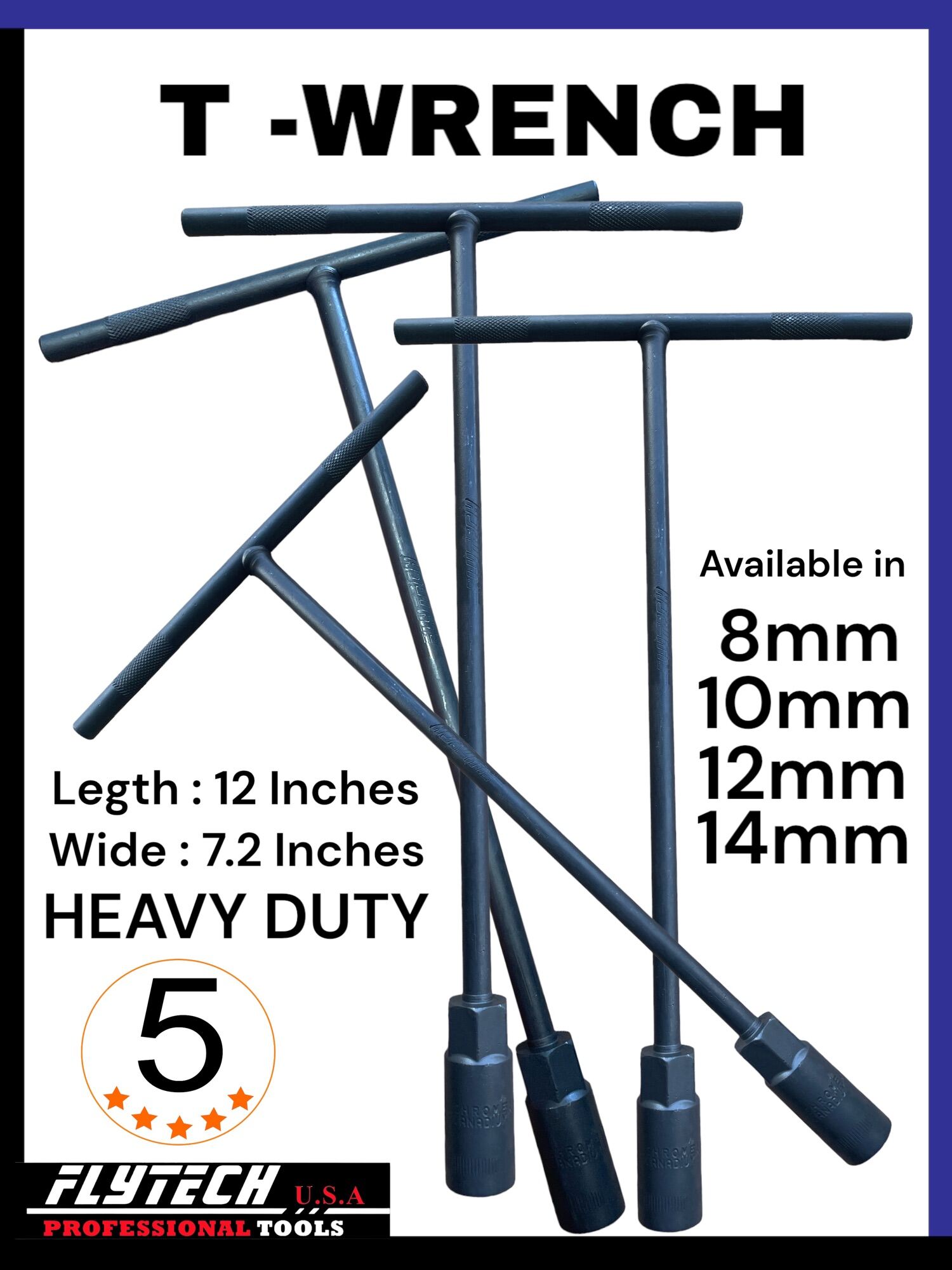 T wrench SET 8/10/12/14mm Original product FLYTECH TOOLS PRO Lazada PH