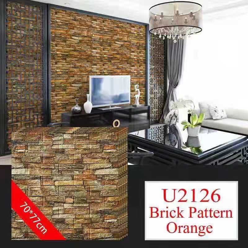 Big Size 70*77cm Cropable Wallpaper selfadhesive waterproof 3d stereo