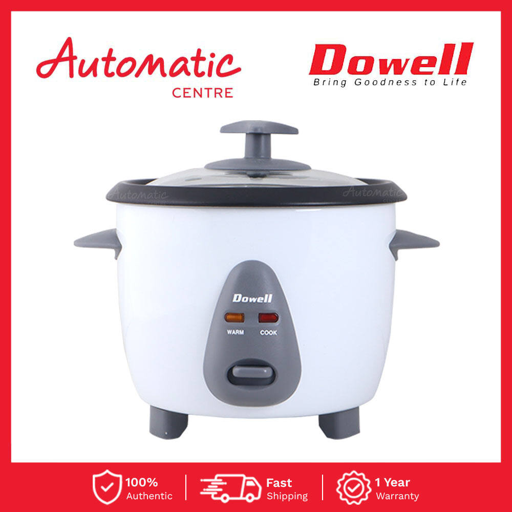Dowell RC30 White 0.8 Liters 3 Cups Rice Cooker with Non-Stick | Lazada PH