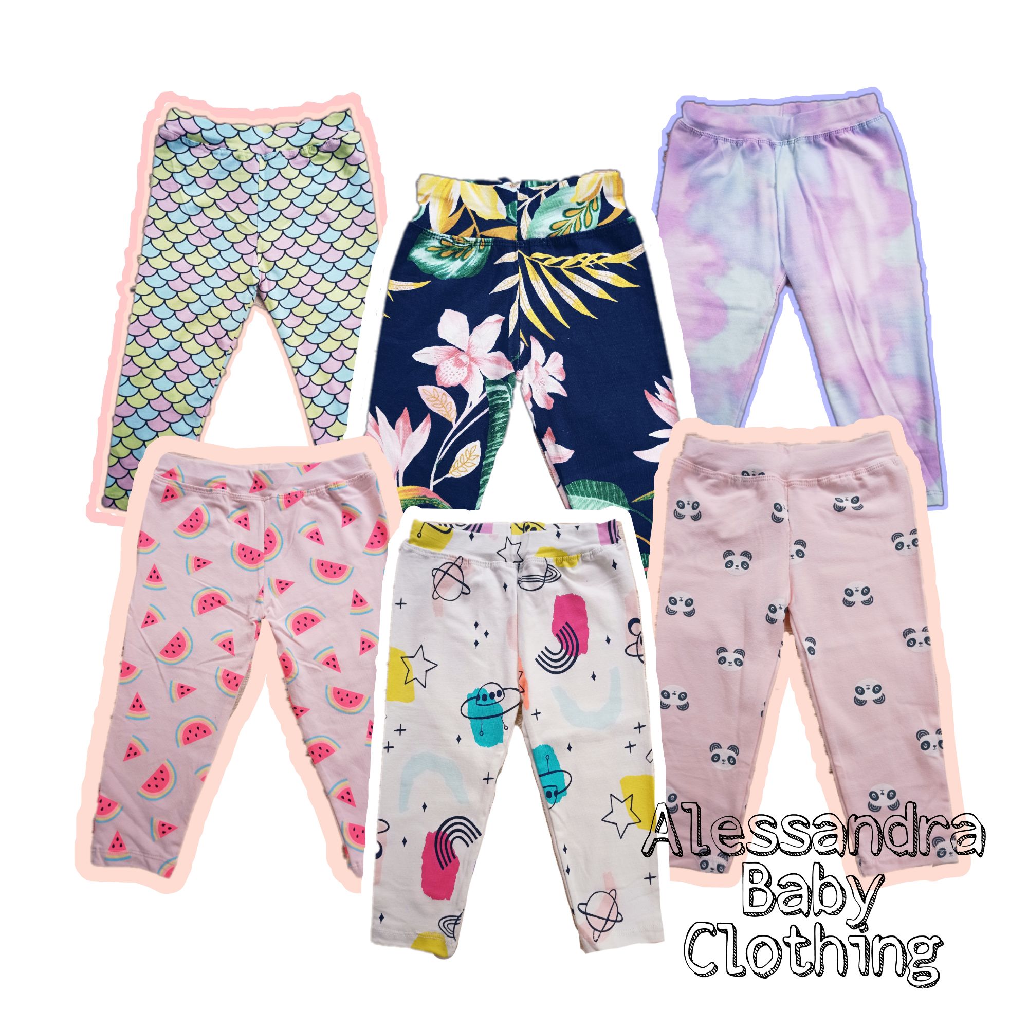 [KIDS] Pure Cotton Leggings for Kids Girls Soft and Stretchable