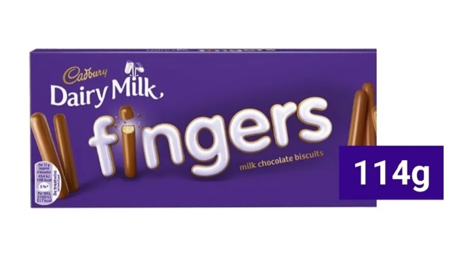 Cadbury Fingers Milk Chocolate Biscuits Cadbury Fingers Milk Chocolate Biscuits 114g Lazada PH
