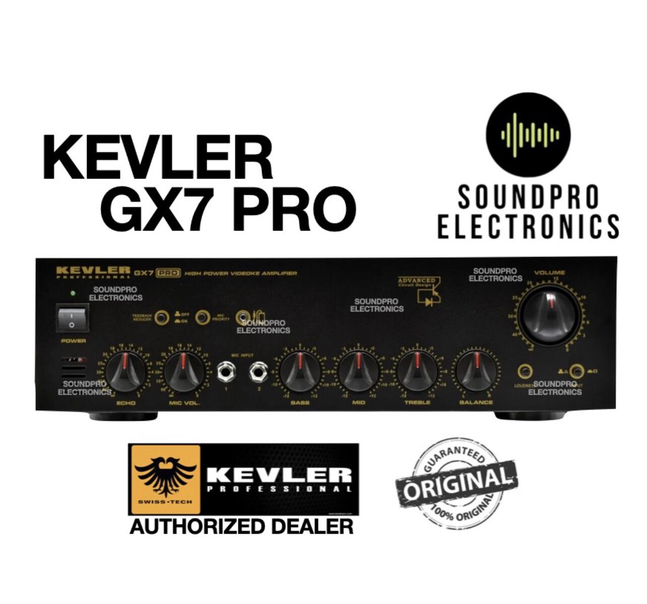 Kevler GX-7PRO High Power Videoke Amplifier 800watts x2