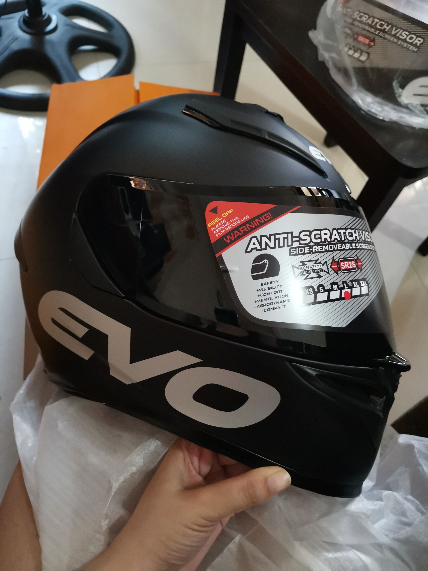 Evo Helmet Gt Pro Matte Black Lazada Ph