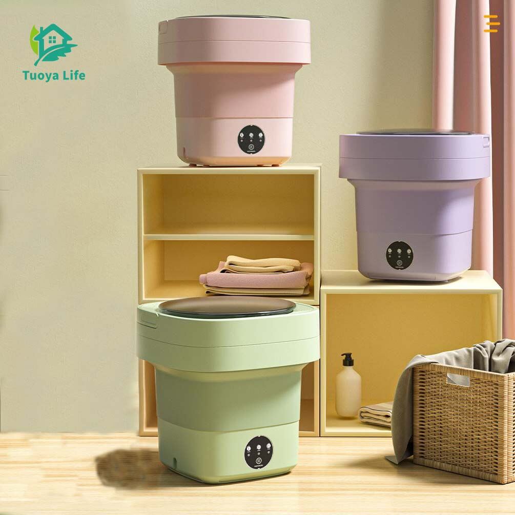 Tuoya Life Mini Washer Dryer mini washing machine portable washing  machine Large size 7Liters mini folding washing machine underwear special  washing