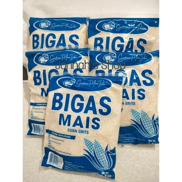 14 Premium White and Yellow corn grits 1kg Bugas Mais Lazada PH