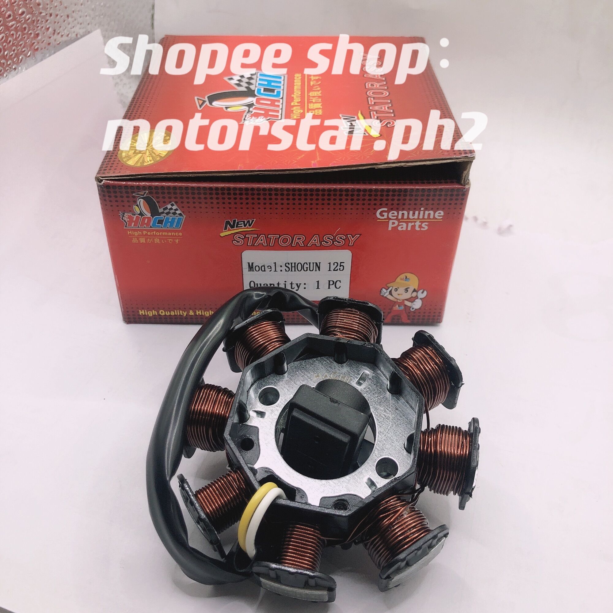SHOGUN125 STATOR ASSY HACHI Lazada PH