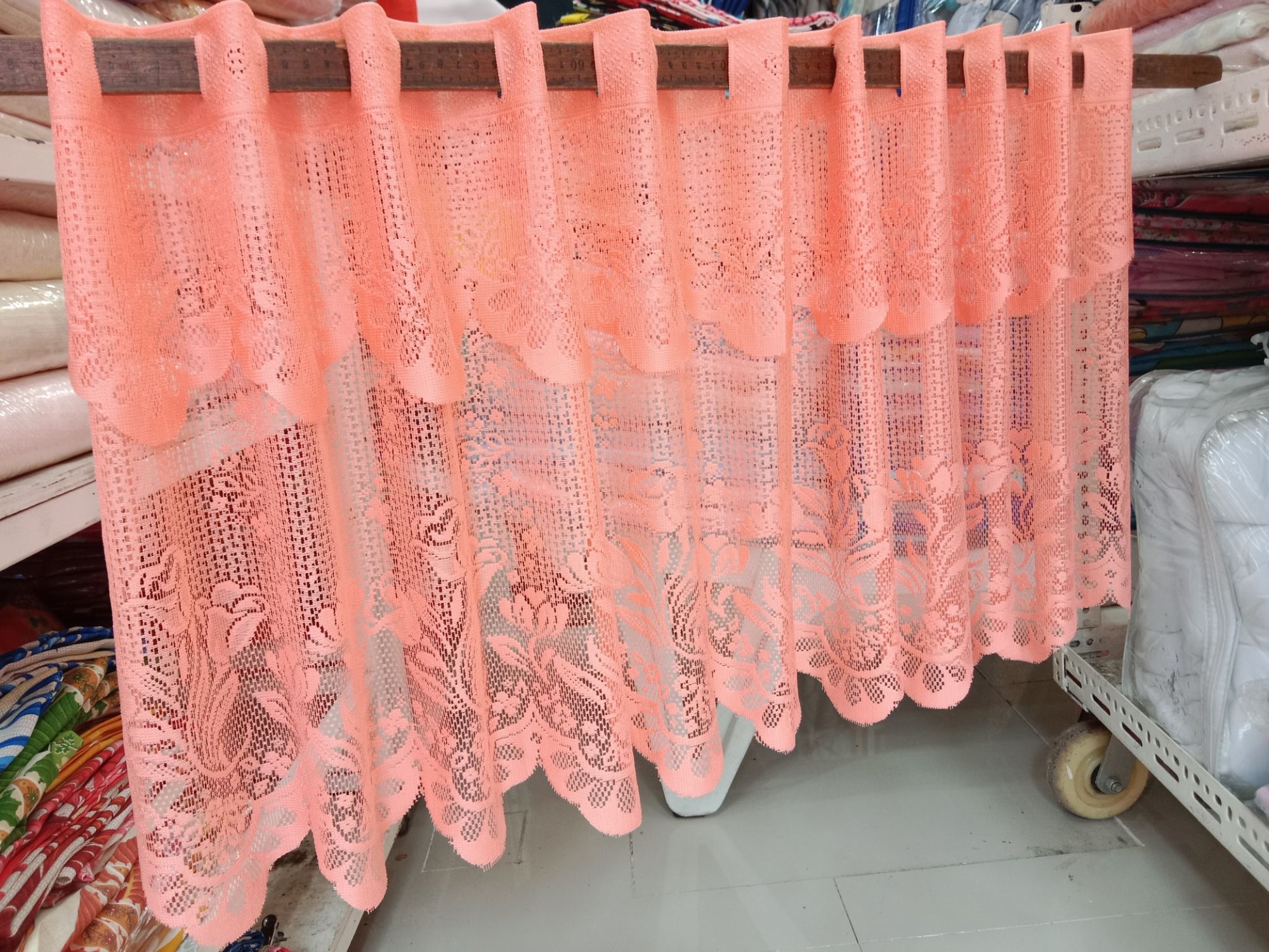 Valance lace curtain butas 150cmx 20cm