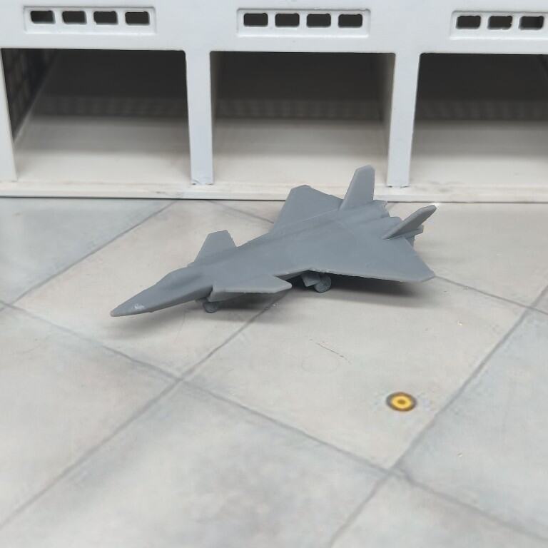 Jian-20 Stealth Fighter Micro Model Resin Airplane 1/350/700 Scale Aircraft Model AC208 Invisible Fighter Jet Simulation