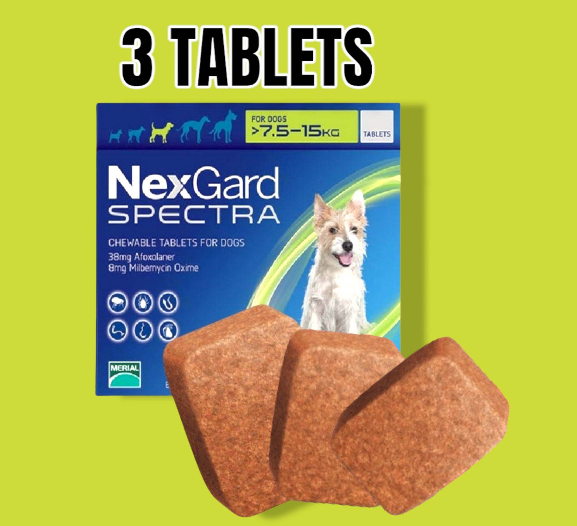 Nexgard Spectra 7.515 (1Box w/ STICKER) Lazada PH