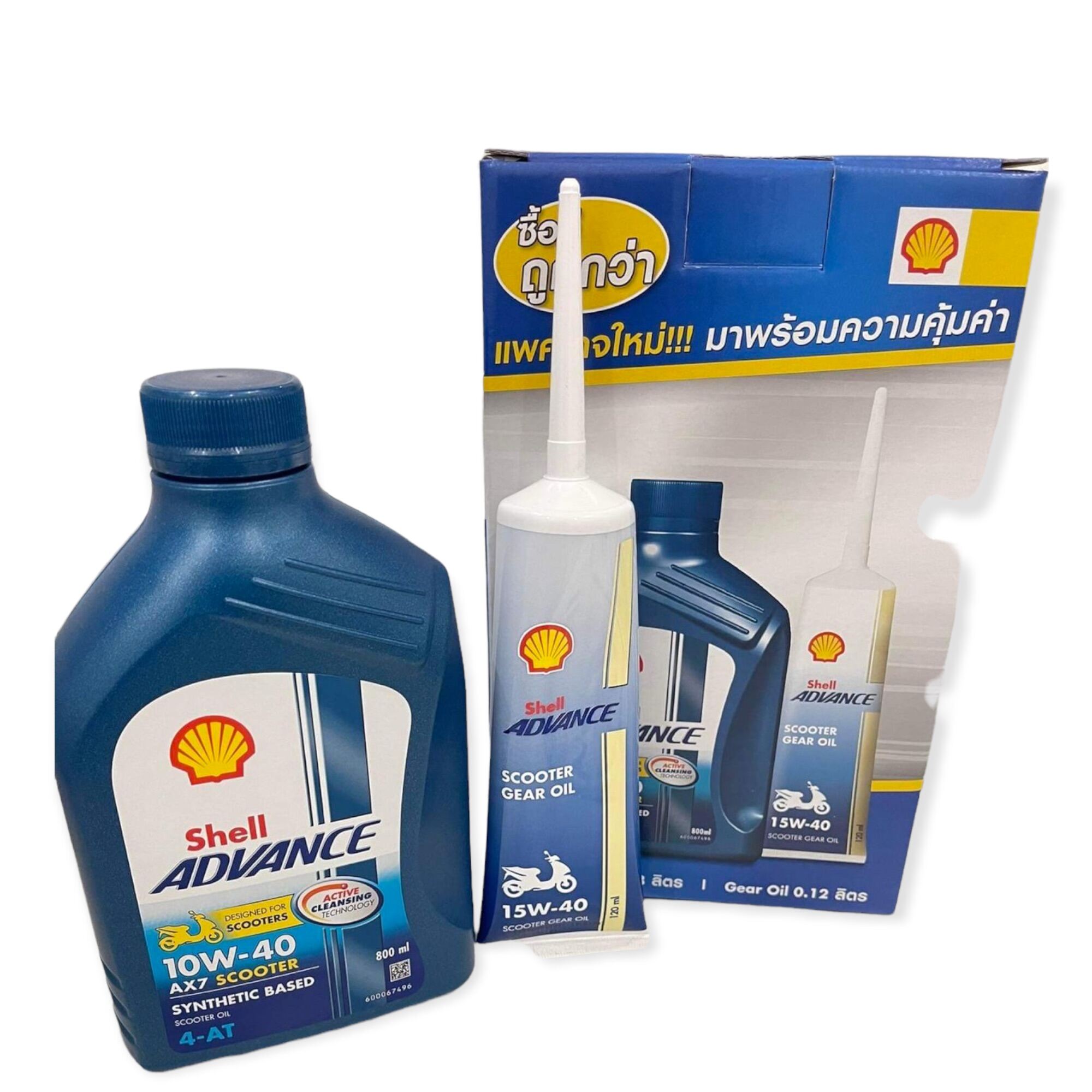 shell advance Ax7 scooter with gear oil 800ml Lazada PH