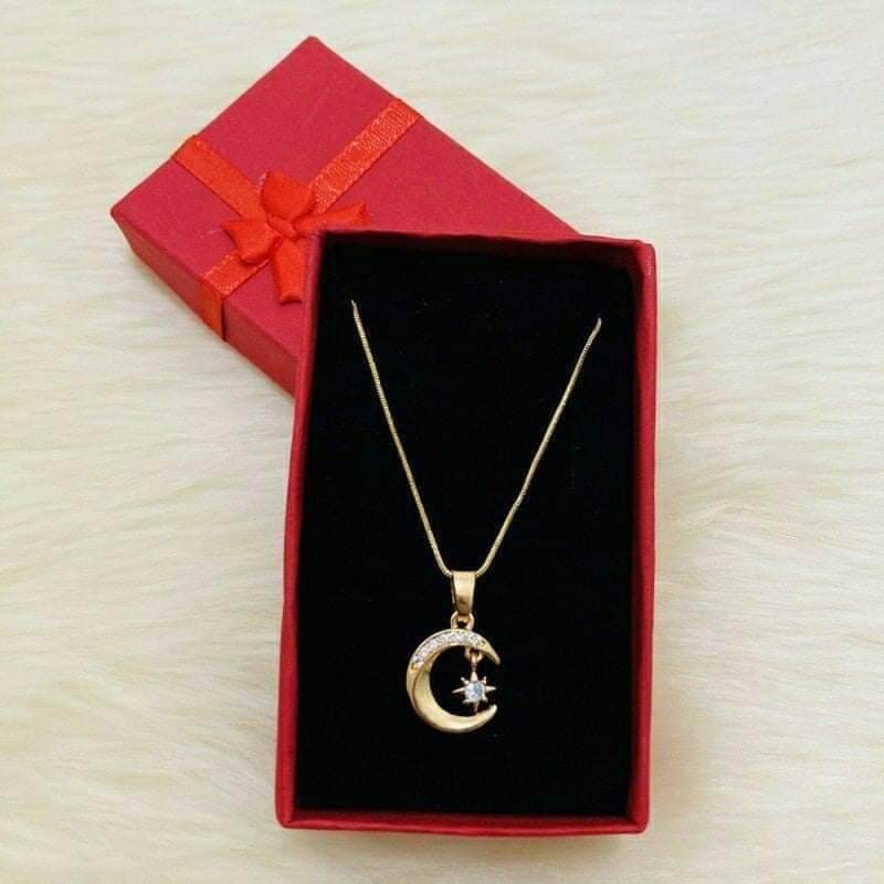 cartier necklace moon