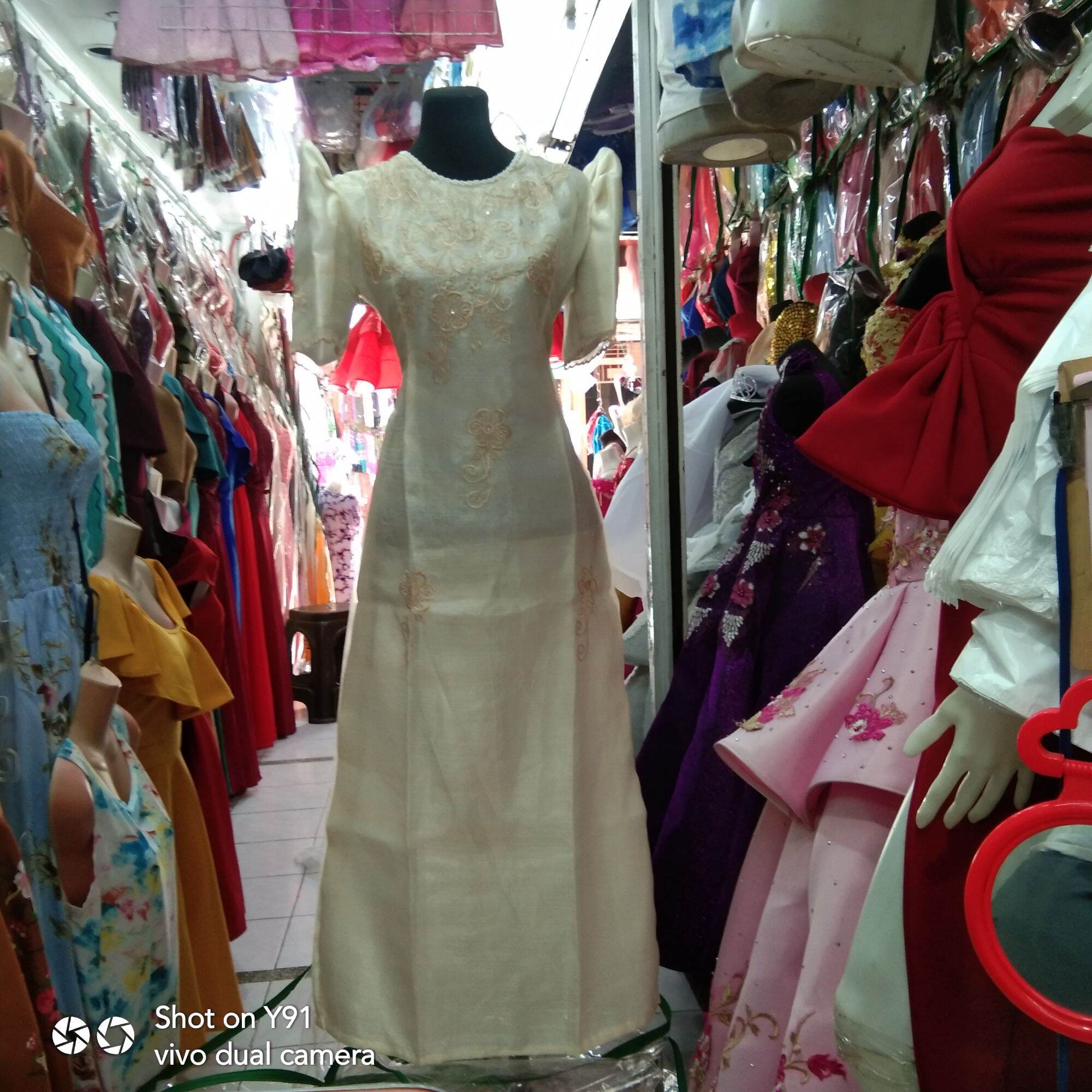 Filipiniana dress shop in baclaran