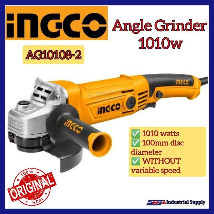 Ingco Angle Grinder 1010W without Variable speed AG10108-5