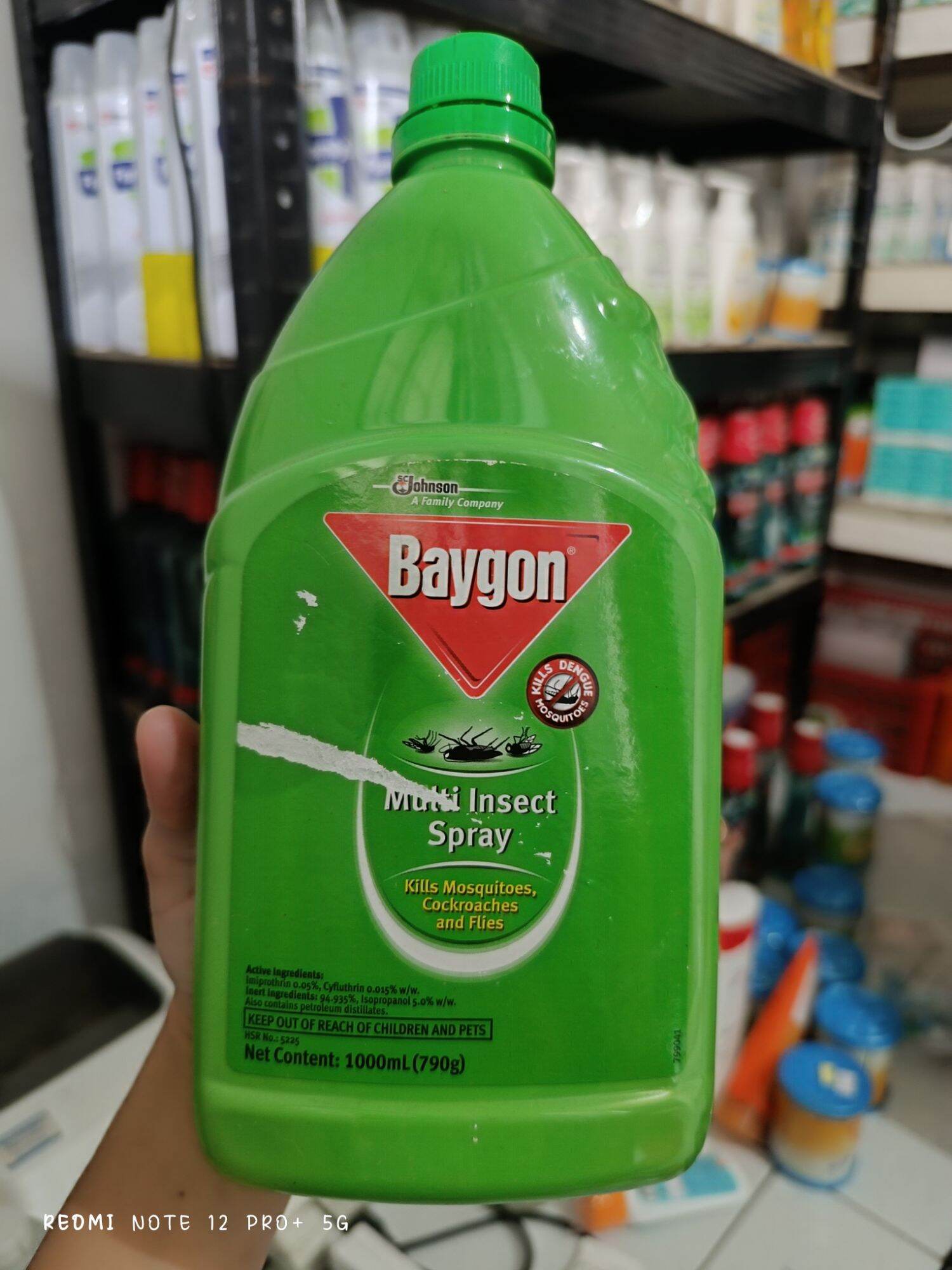 Baygon Multi Insect Refill 1000ml - Effective Bug Control