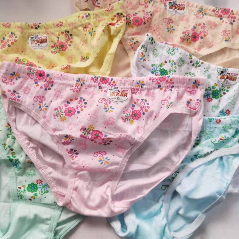 Original SO-EN BBC Assorted Plain / Printed Bikini Panty (Random