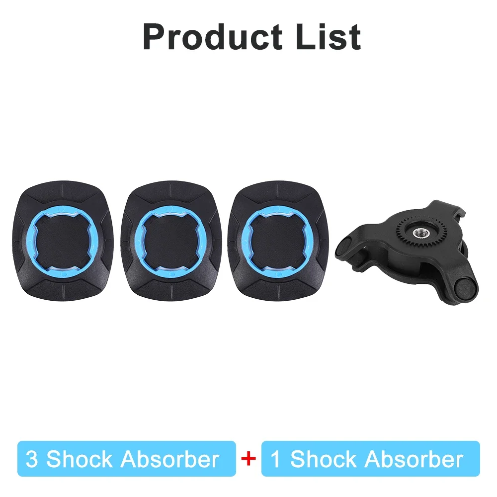 Quad Lock Bike Phone Holder Stand Motorcycle Universal Shock Absorber Bicycle 360 Rotatable Navigation Handlebar Support Bracket. 