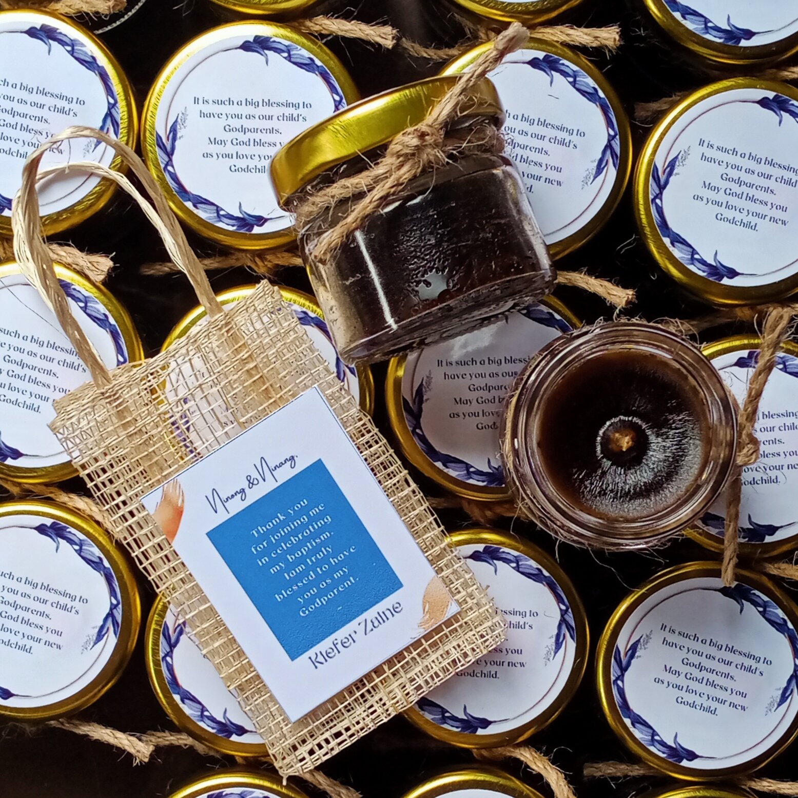 Personalized Coffee Scent Baptismal Candle Giveaways Lazada PH