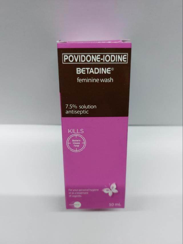 Betadine Antiseptic Feminine Wash Povidoneiodine 100ml/50ml Lazada PH