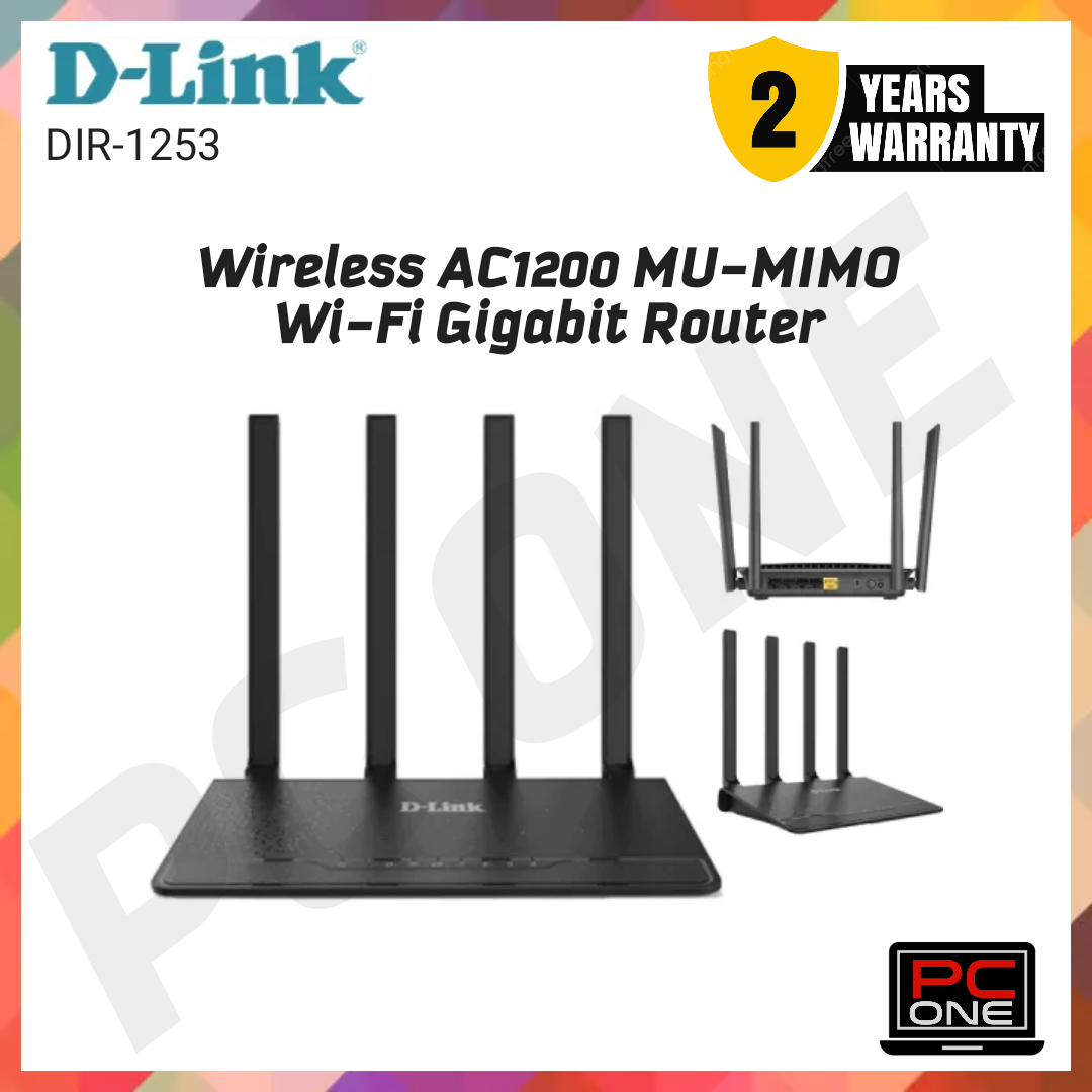 D Link DIR 1253 Wireless AC1200 MU MIMO Wi Fi Gigabit Router Lazada PH