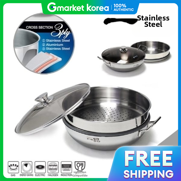 Kitchen Art | Kitchen Art Premium Full Triple-Ply 2-Tier Steamer Pot 28cm Presyo  4,291 Piso*Libreng Shipping