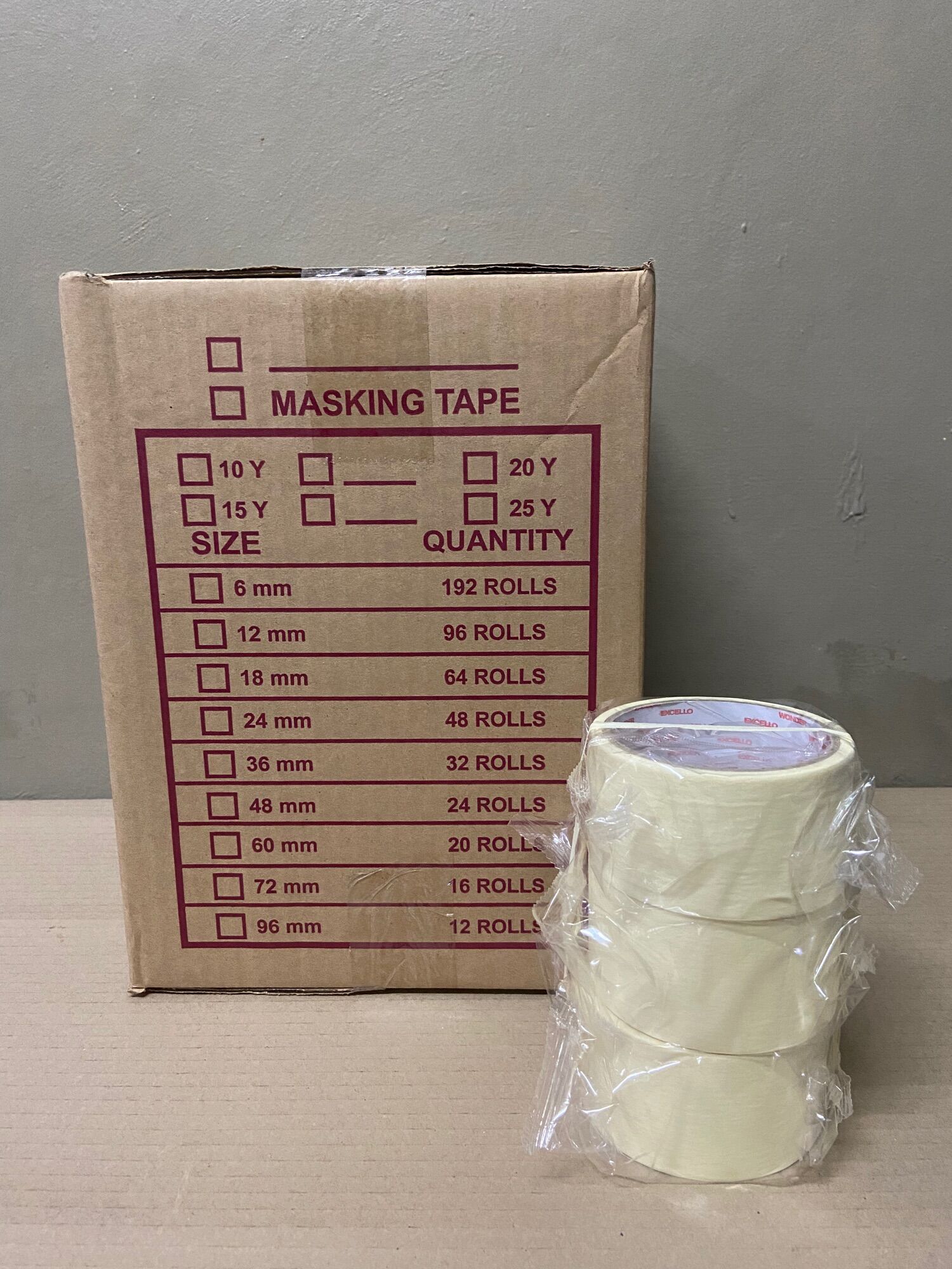 Masking Per Box Masking Tape (Assorted Sizes) Sold Per Pack | Lazada PH