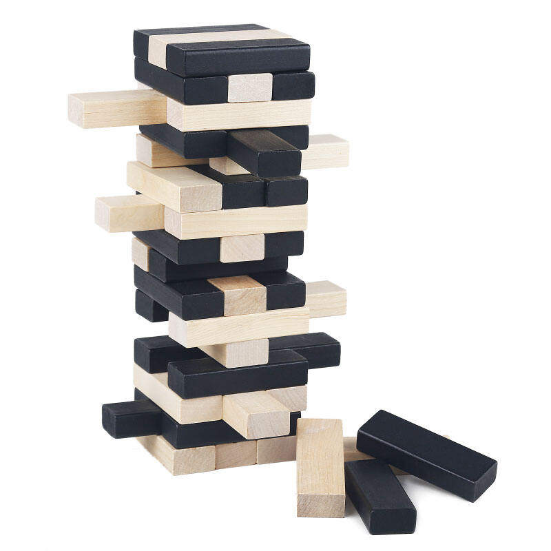 Large Jenga Bricks Pro Digital Layered Educational Children's Toys Baby Intelligence Jenga Adult