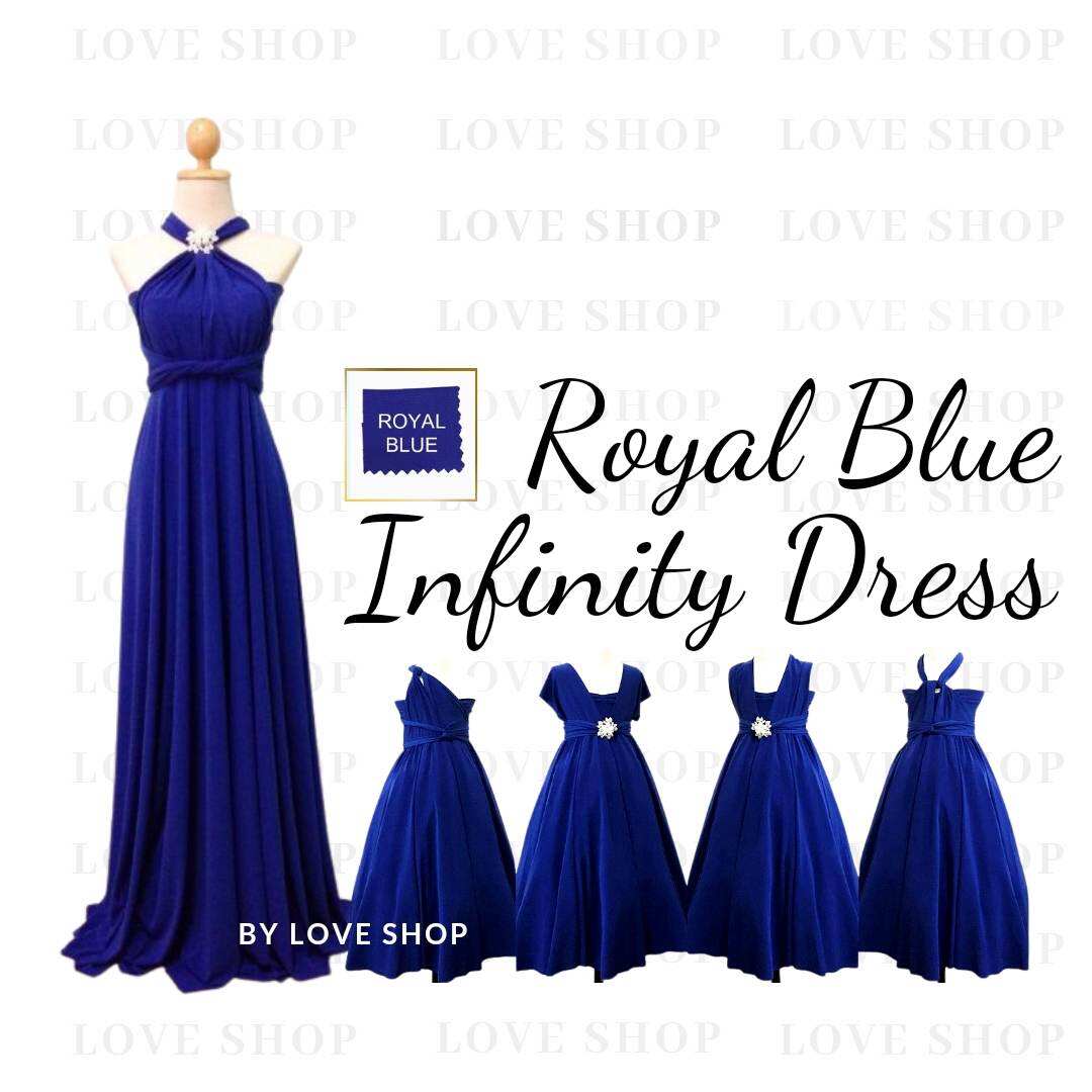 Infinity royal blue clearance dress