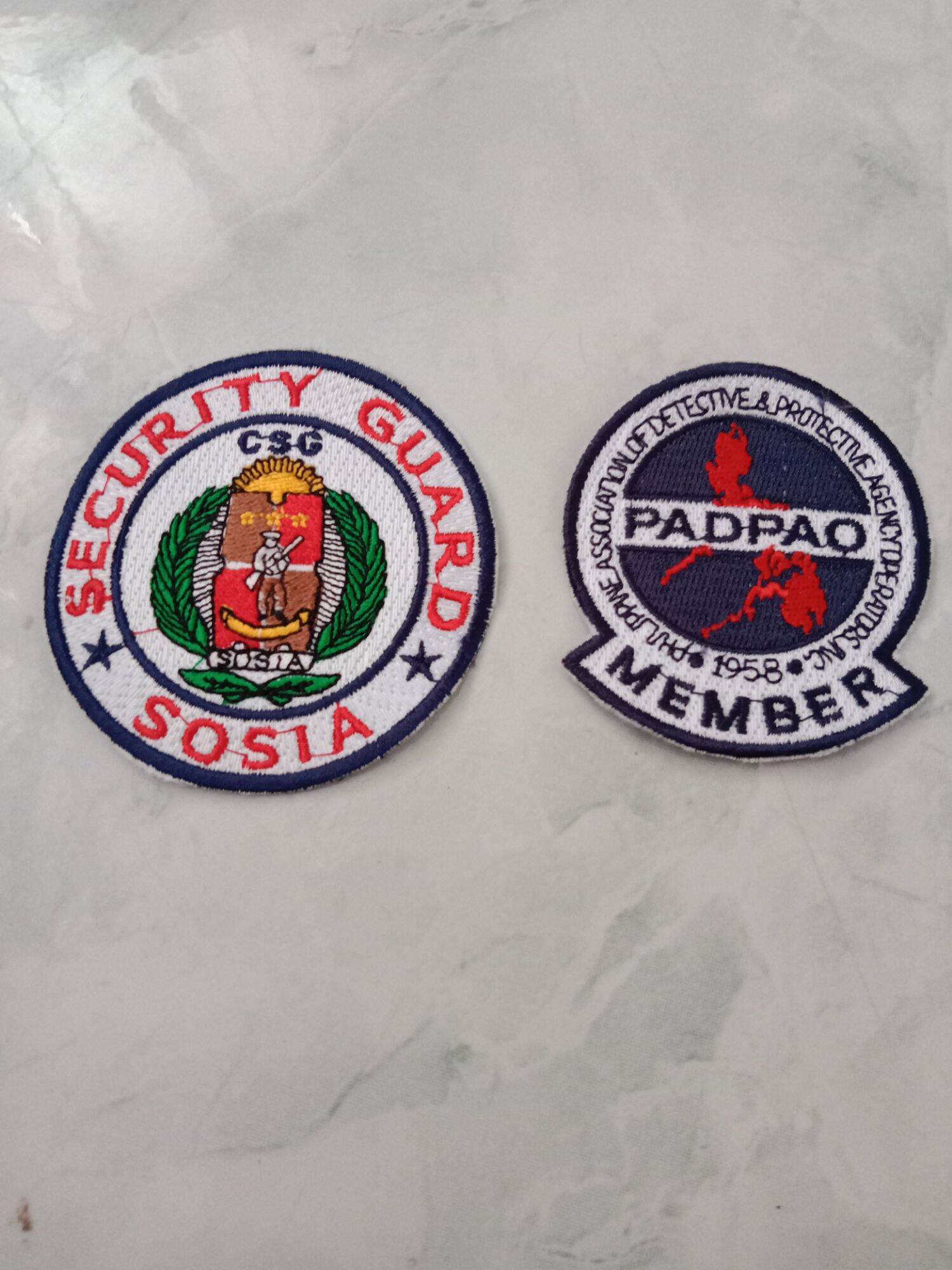 Padpao Socia For Security Guard Patches | Lazada PH