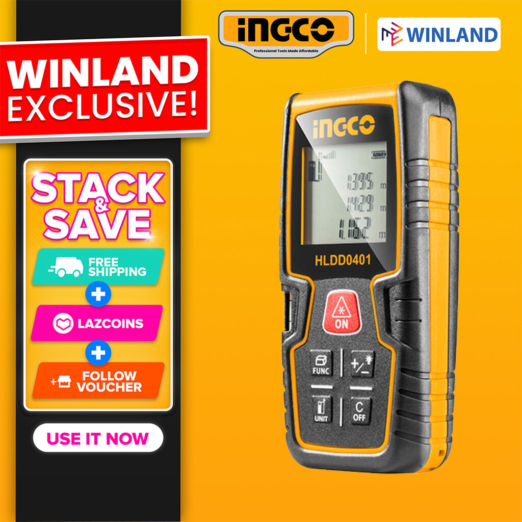 Ingco by Winland Laser Distance Meter HLDD0401 ING-PT | Lazada PH