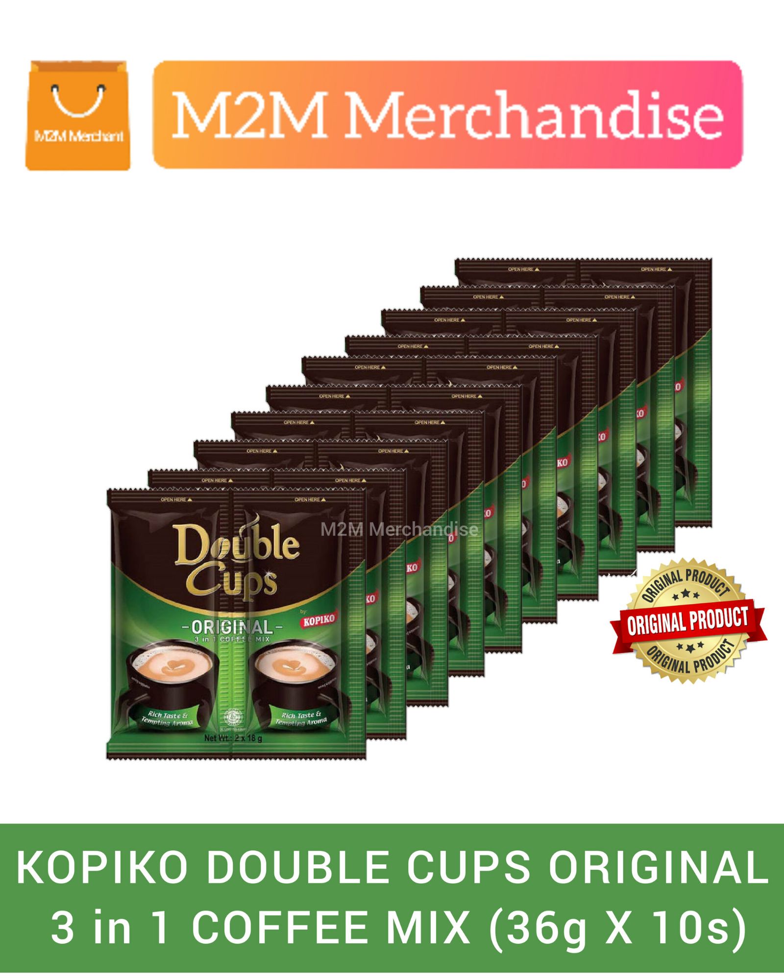 KOPIKO Double Cups Original 3 in 1 Instant Coffee Mix – Southmin Consumers  Inc