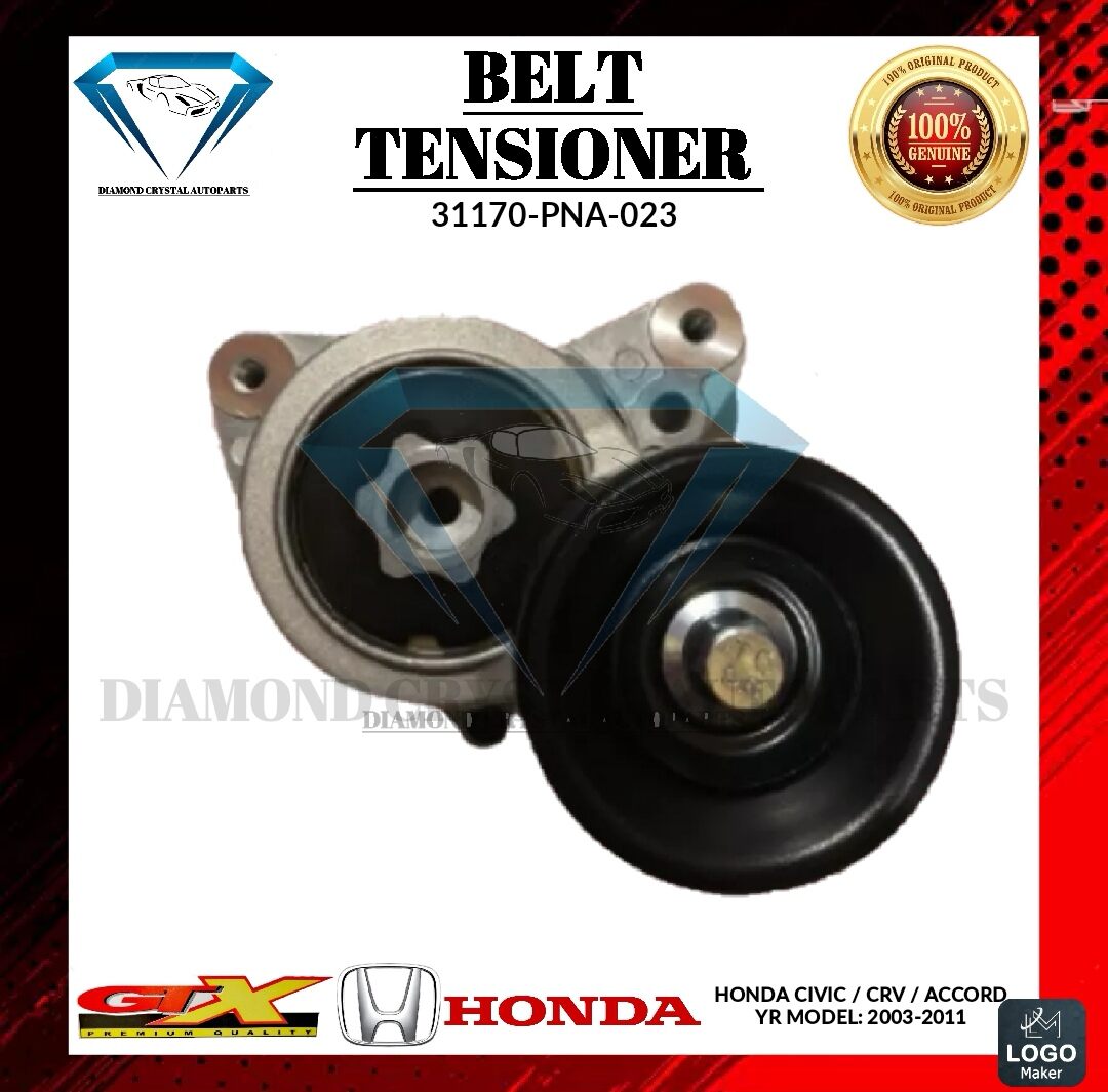 Belt Tensioner Honda Civic 20 Crv 2003 2011 Accord 2003 2007 Part No 31170 Pna 023 Gtx 4458