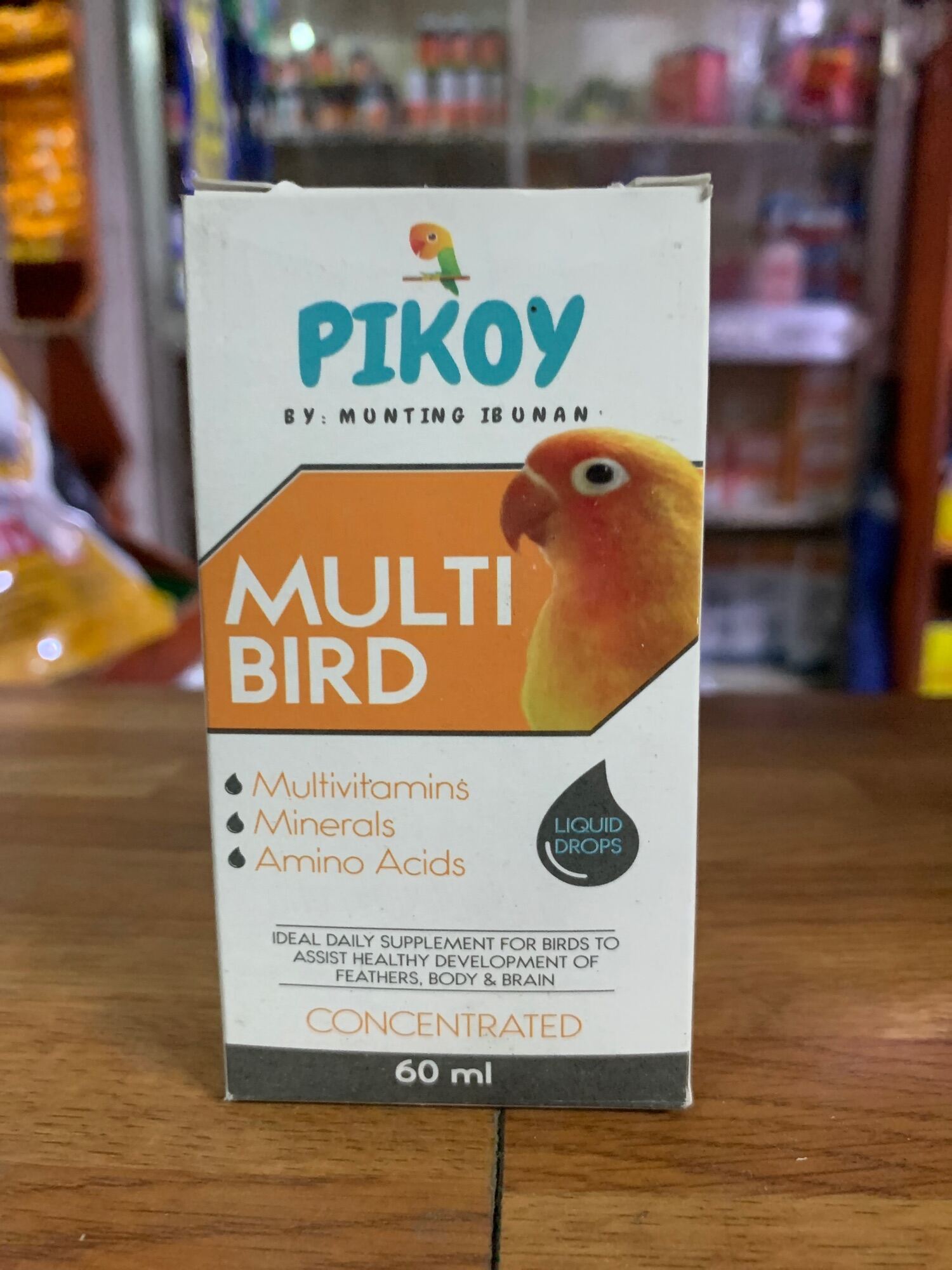 Pikoy Multi Bird Liquid Vitamins for Birds 60ml by Munting Ibunan