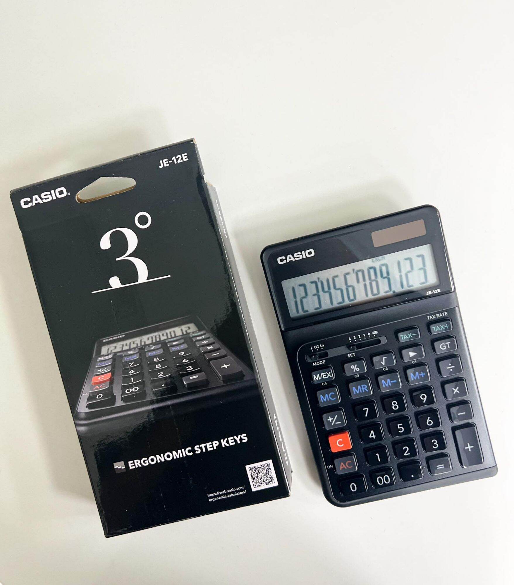 CASIO DE-12E Digit Big Ergonomic Desk Calculator User Guide - View #9