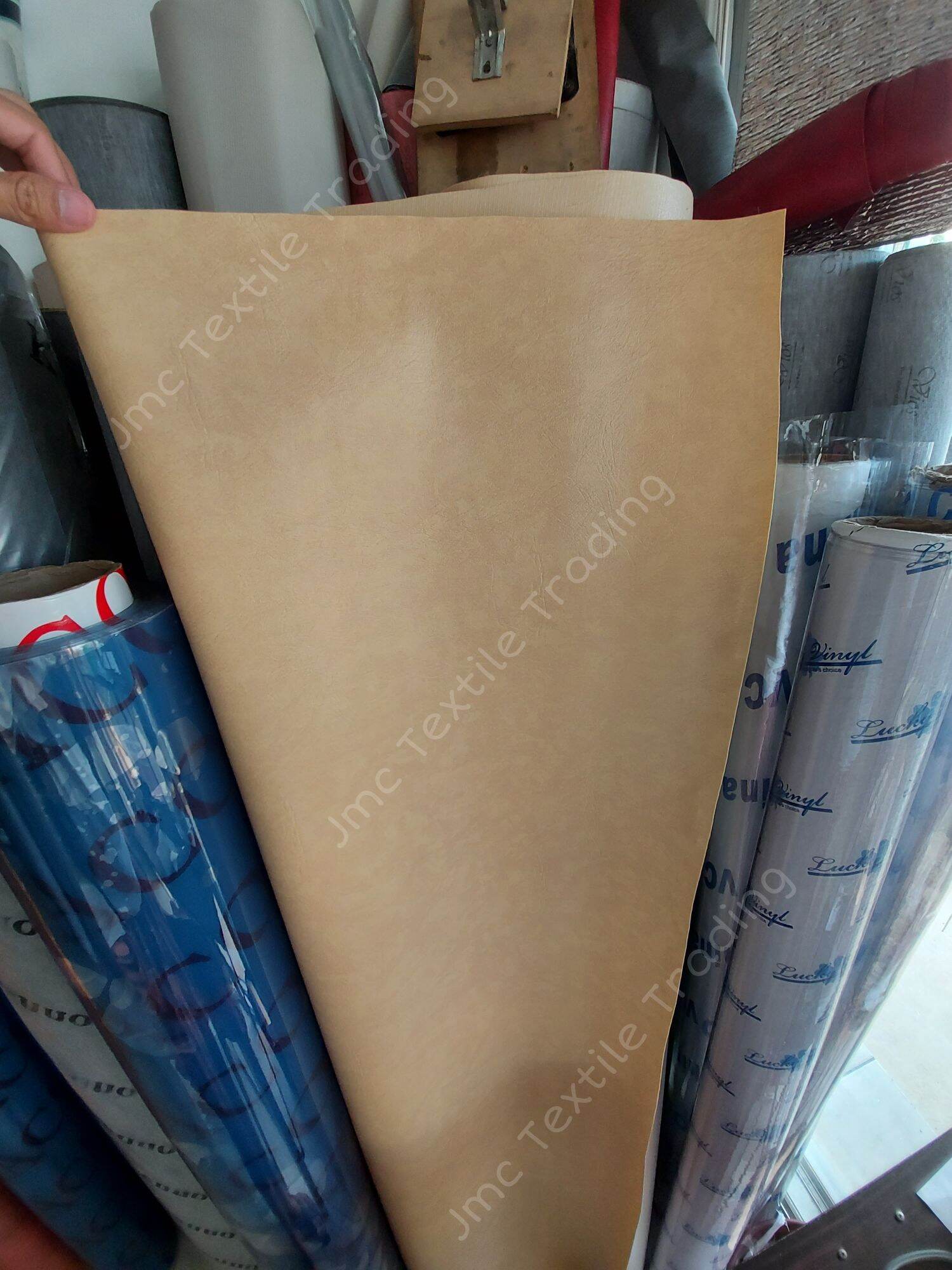 Taiwan Leather NON ADHESIVE for sofa car seats bags and more Continous length 54 inches width