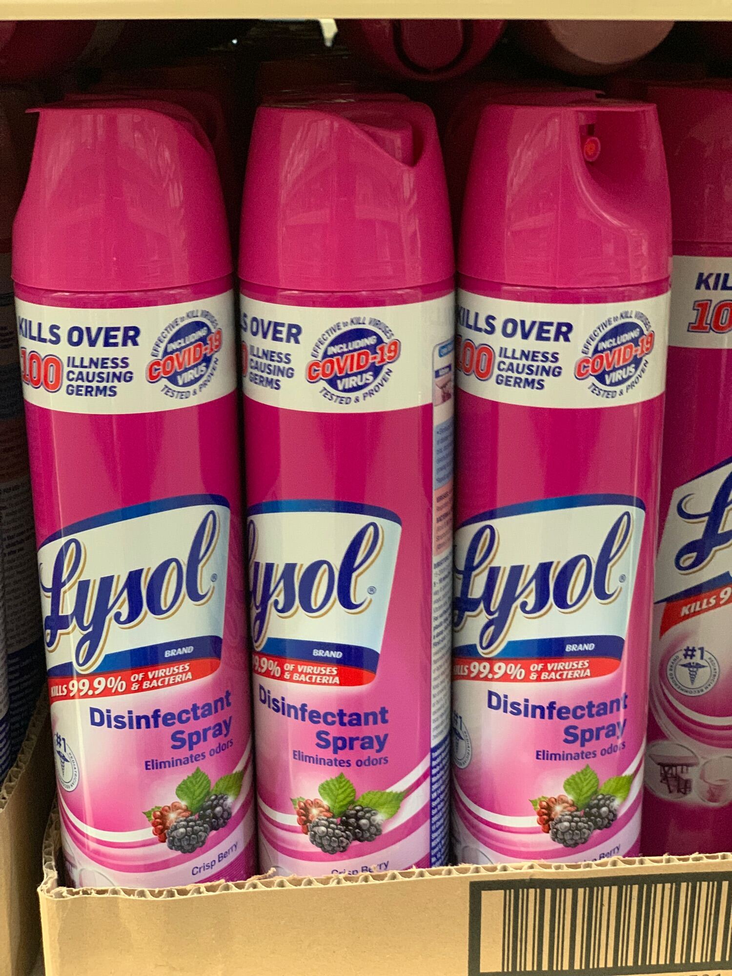 LYSOL DISINFECTANT SPRAY CRISP BERRY 510GM Lazada PH