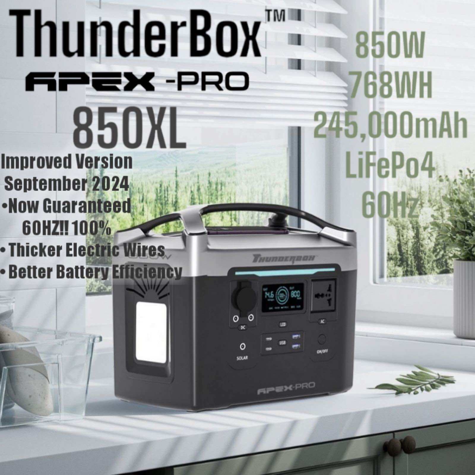 Portable power thunderbox apex pro O2 Project Philippines
