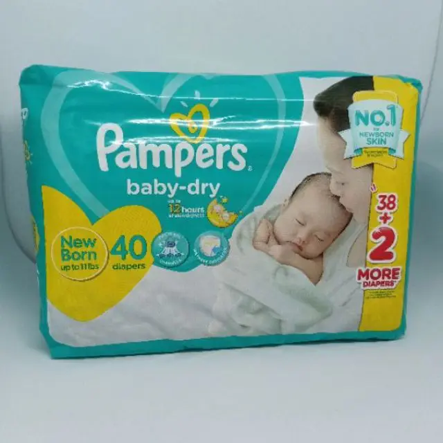 R&R Pampers Baby Dry Newborn Diapers 40pcs