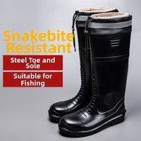 LOTOUSAN | Safety Work Boots Anti-Smash Anti-Puncture Snake Bite Proof Steel Toe Steel Plate