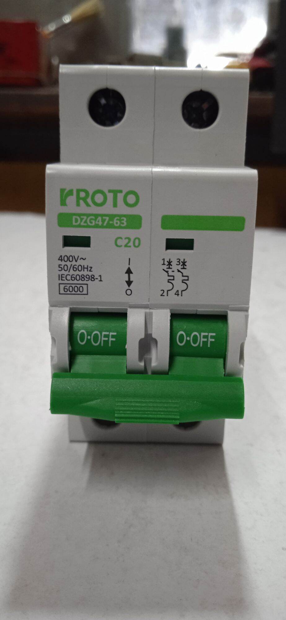 ROTO Miniature Breaker 20Amp | Lazada PH