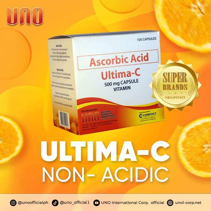 UNO ULTIMA C NEW PACKAGING ASCORBIC ACID