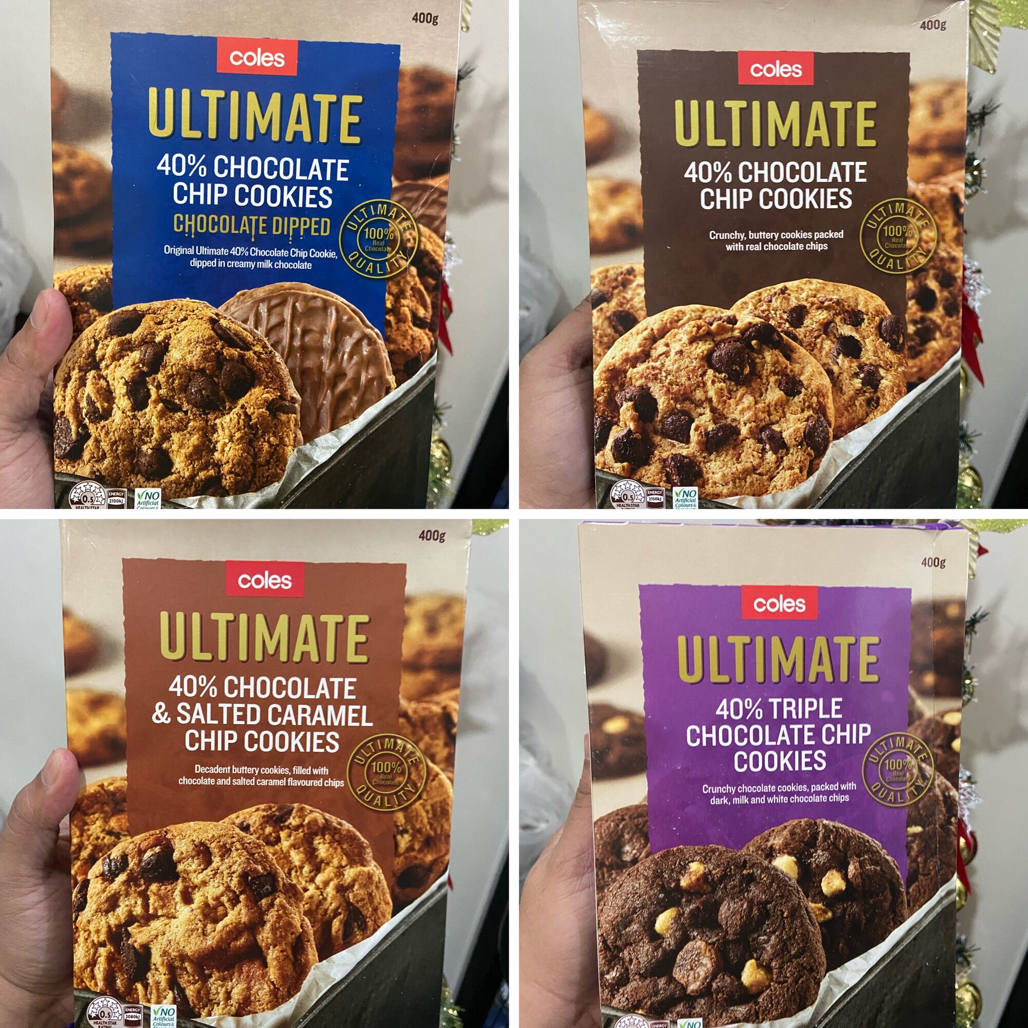 Coles 40 Ultimate Chocolate Chip Cookies 400 grams Lazada PH